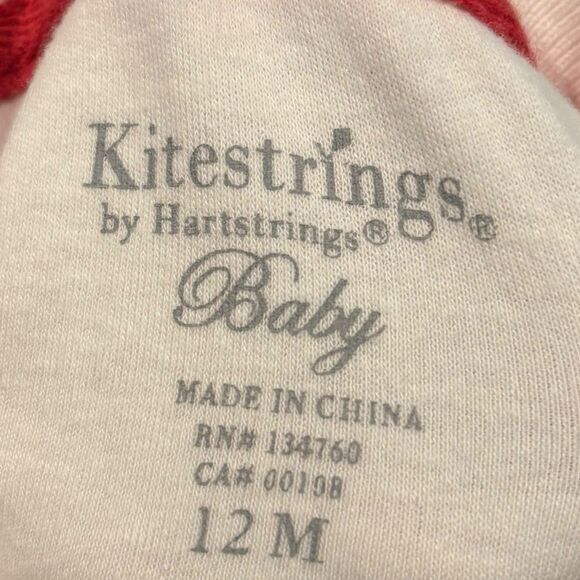 Baby Kitestrings by Hartstrings Reindeer Collared Bodysuit – 12M – Play - Picture 4 of 6